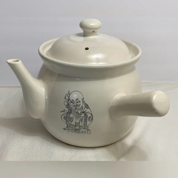 Vintage MYLAND Large Chinese Medicine Herbal Cooking Pot w/Lid - 15 Cups - Picture 2 of 14